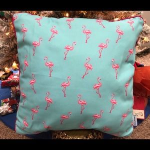 Tommy Bahama Pink Flamingo Pillow RARE